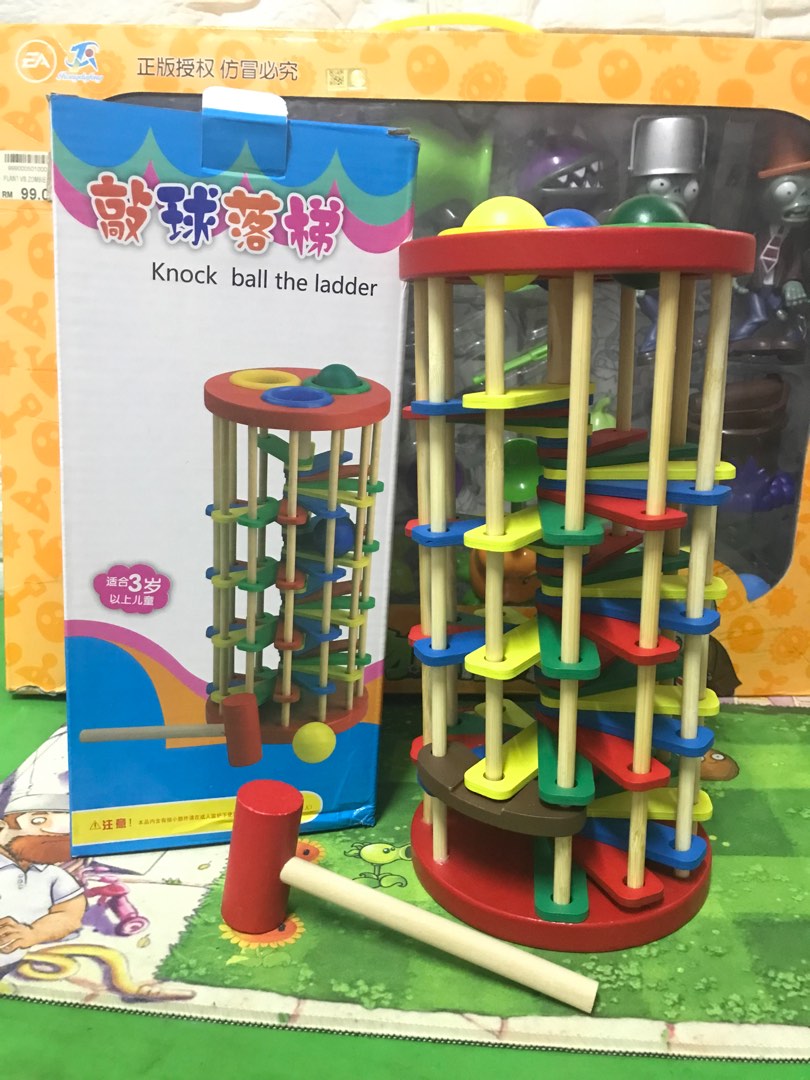 Knock ball the ladder, Hobbies & Toys, Toys & Games on Carousell