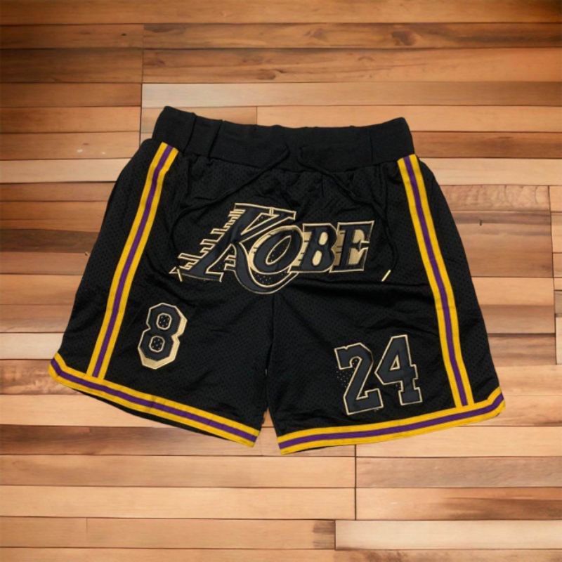 Lakers black jersey shorts hotsell