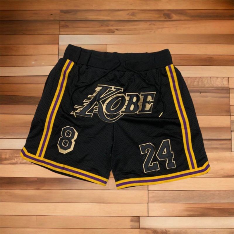 New Arrival Jersey Short Lakers Full Embroidery High quality