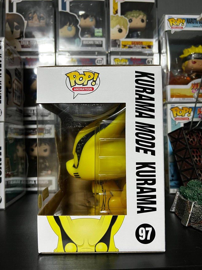 Kurama Glow In The Dark Pop Restock KURAMA MODE GLOW IN THE DARK NARUTO FUNKO POP (READ FIRST), Hobbies