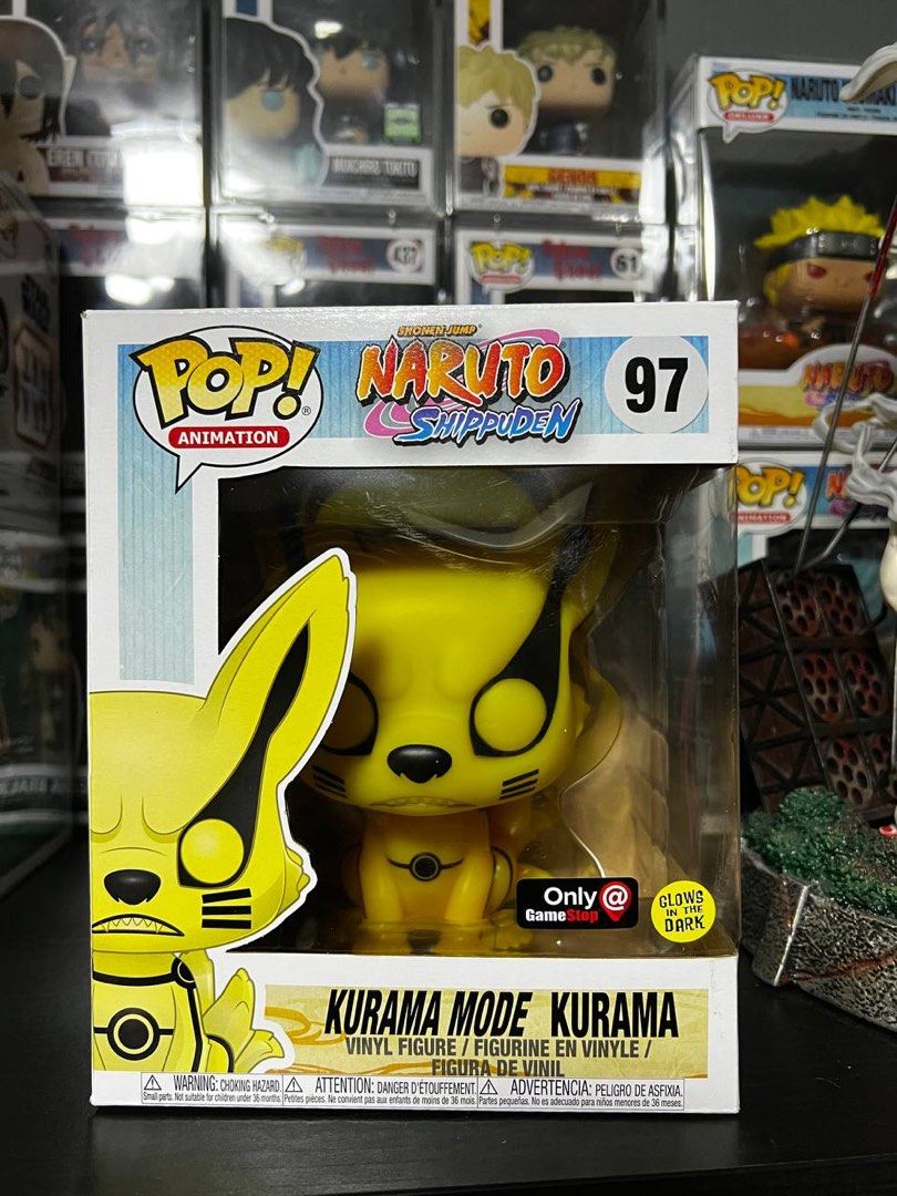 Kurama Glow In The Dark Funko Pop KURAMA MODE GLOW IN THE DARK NARUTO FUNKO POP (READ FIRST), Hobbies