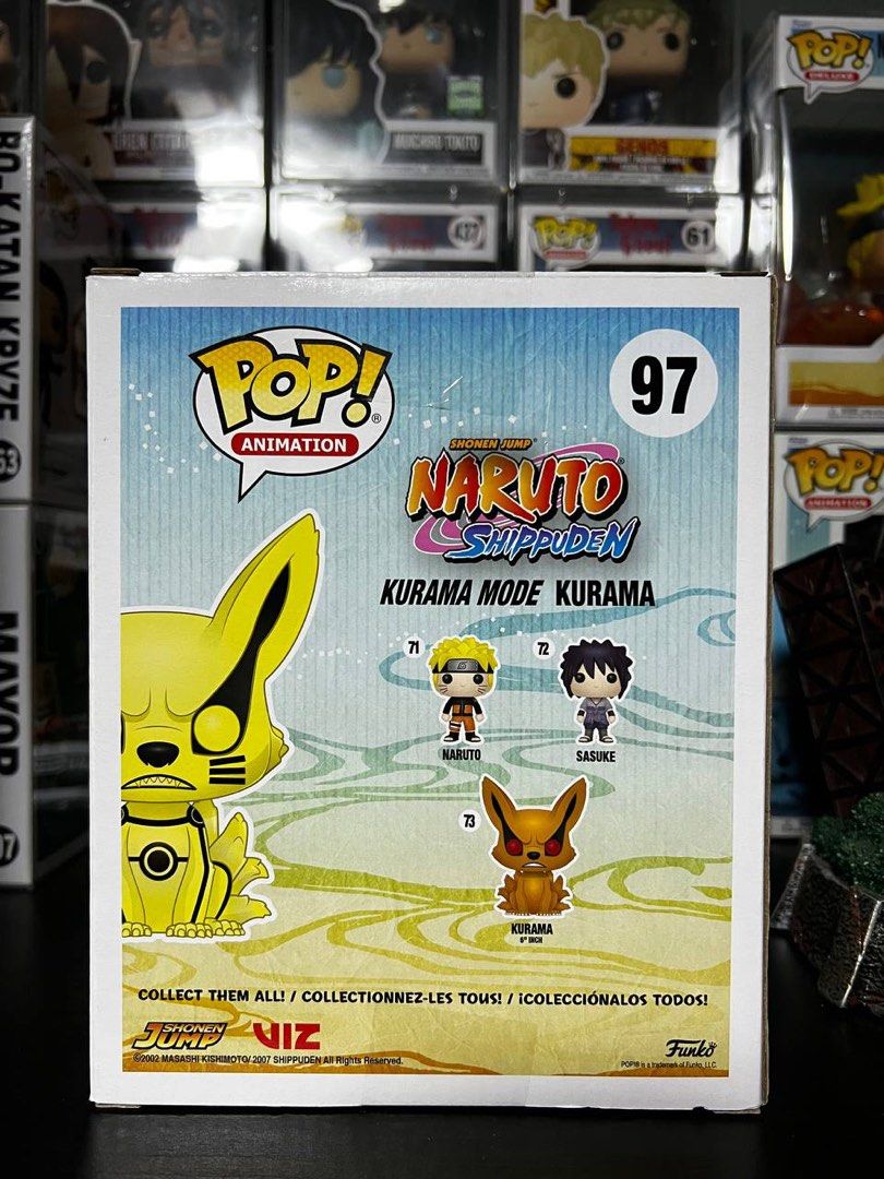 Kurama Glow In The Dark Funko Pop KURAMA MODE GLOW IN THE DARK NARUTO FUNKO POP (READ FIRST), Hobbies