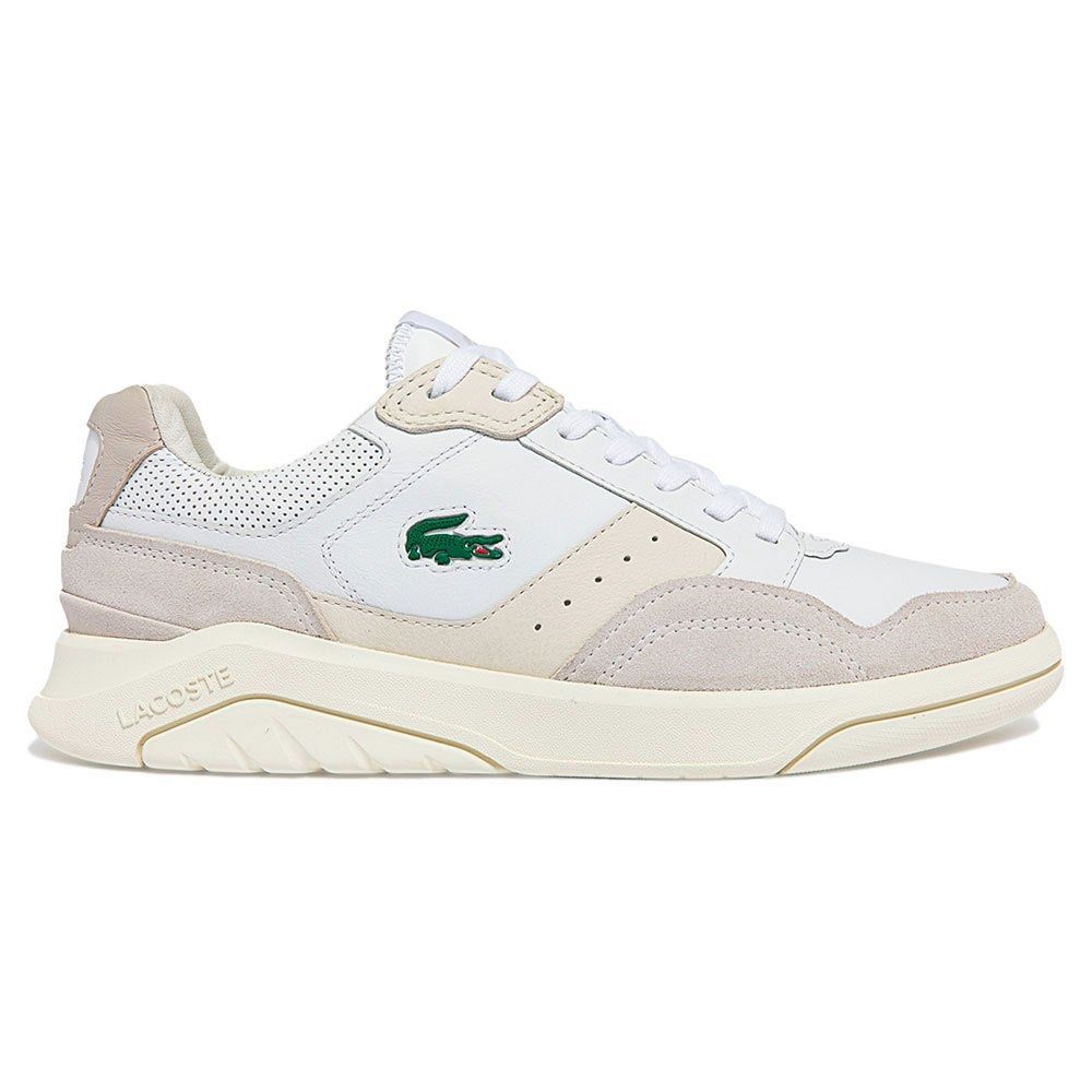 lacoste white trainers womens
