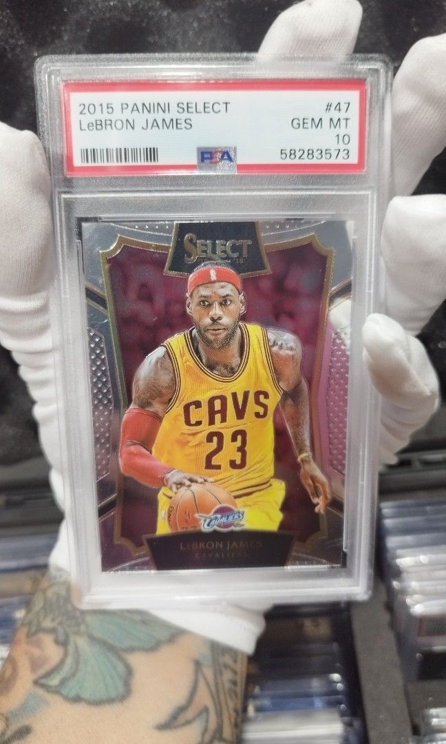 Lebron Perfect 10 graded card (Category: Graded Singles) located in Mandaluyong City. Submitted by thefilipinopicker (Listing ID 1244172990, Image 1). Description: 8 yr old card with Lebron on a Cavs jersey good looking card.