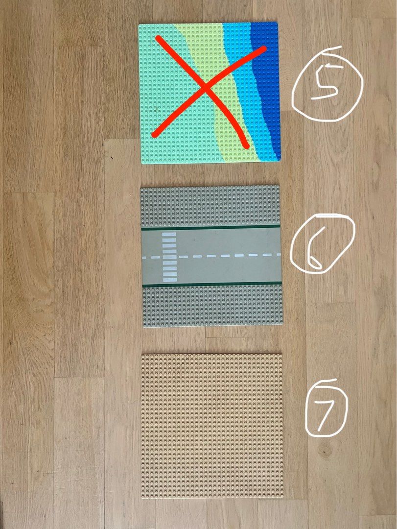 LEGO base plates, Hobbies & Toys, Toys & Games on Carousell