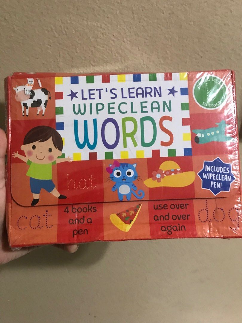 Lets Learn Wipes Clean Words, Hobbies & Toys, Books & Magazines