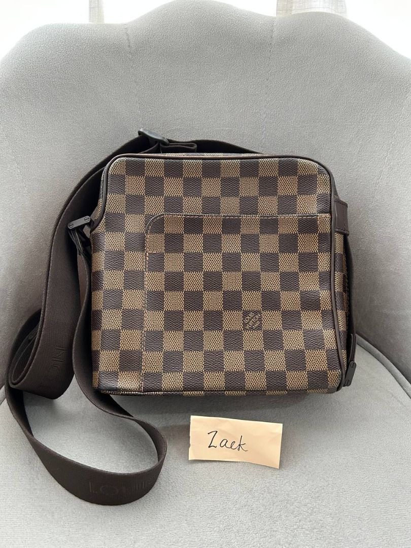 Louis Vuitton Coated Canvas Taurillon PM Steamer Bag Damier