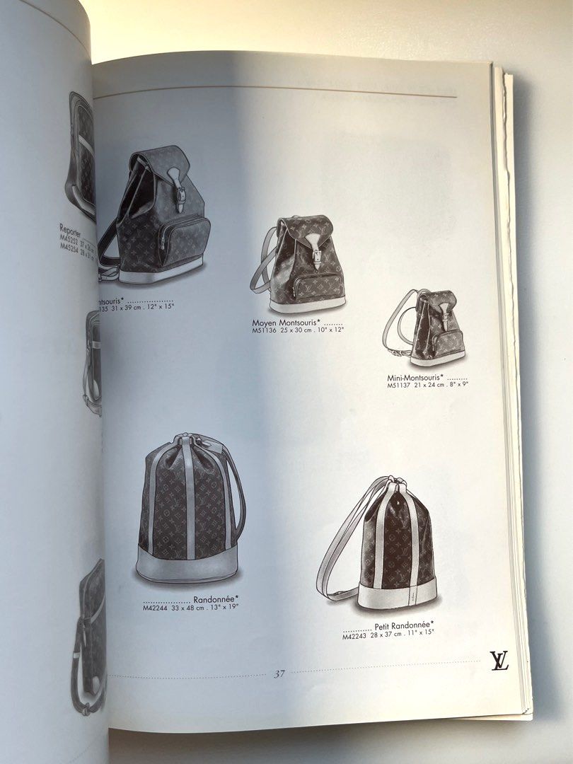 1999 Louis Vuitton Le Catalogue Paris Edition Fashion Type Specimen Catalog  @K9