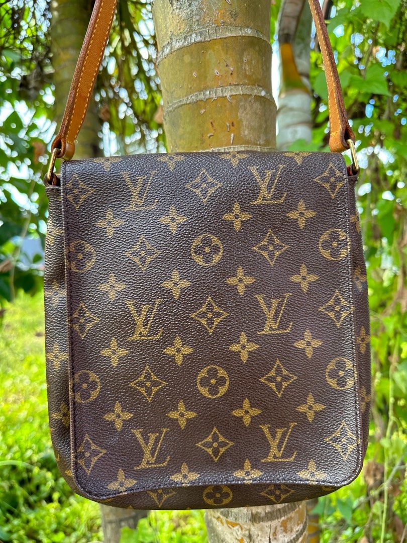 Brown Louis Vuitton Monogram Musette Salsa Long Strap Crossbody Bag