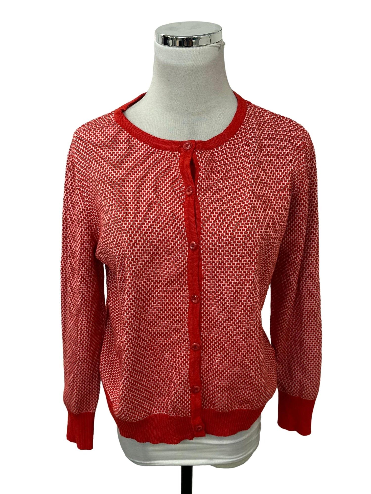 Cherry red new arrivals cardigan