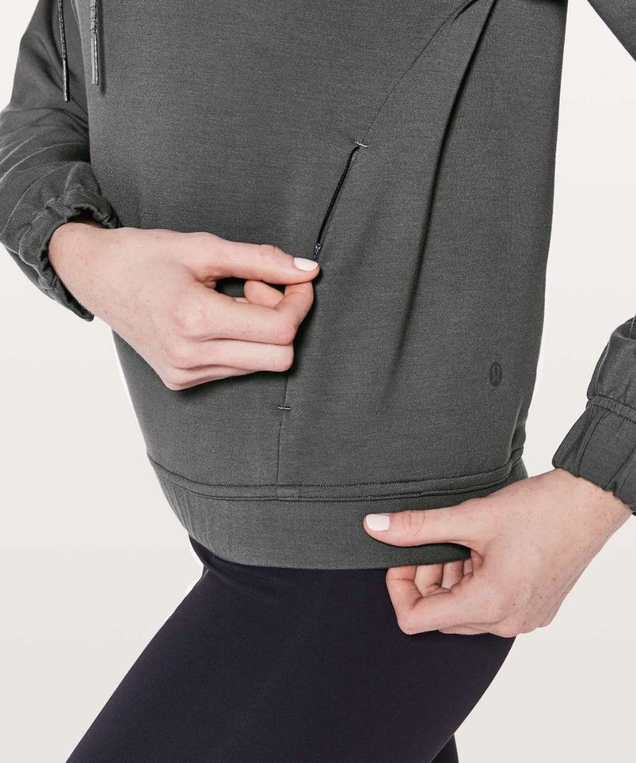 Lululemon twisted sales and tucked pullover