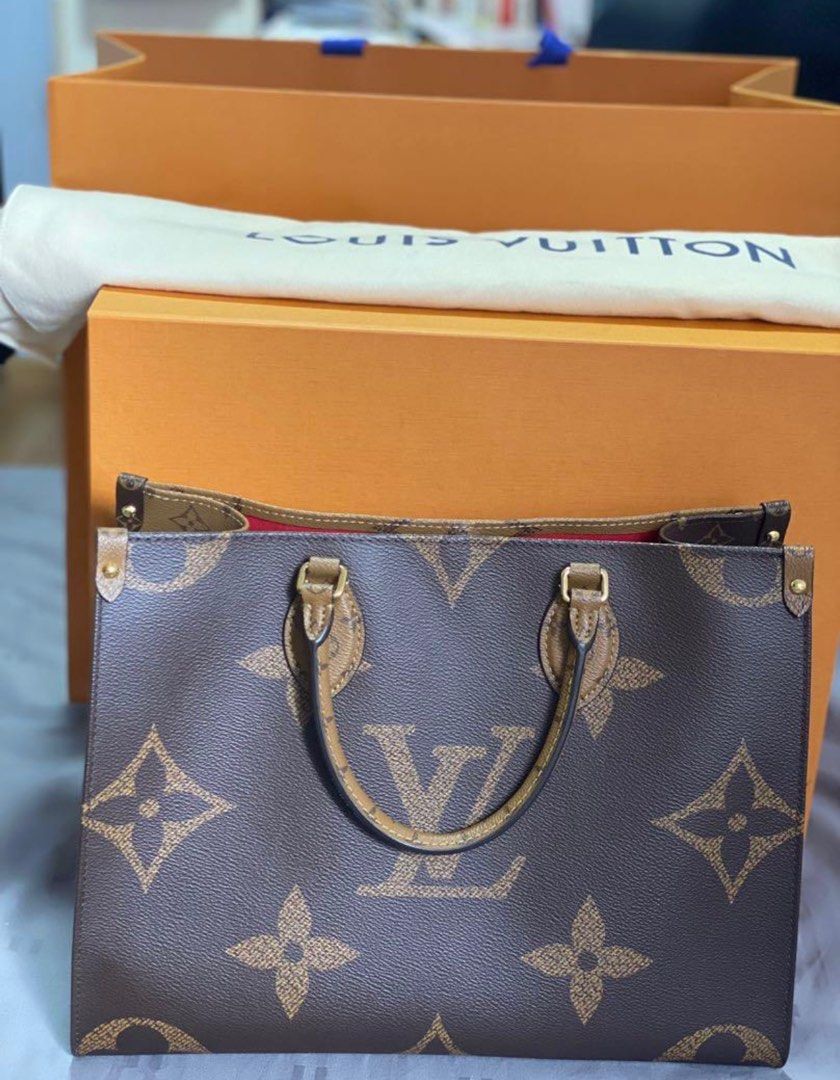 Authentic Louis Vuitton Sunset Khaki OTG MM, Luxury, Bags & Wallets on  Carousell