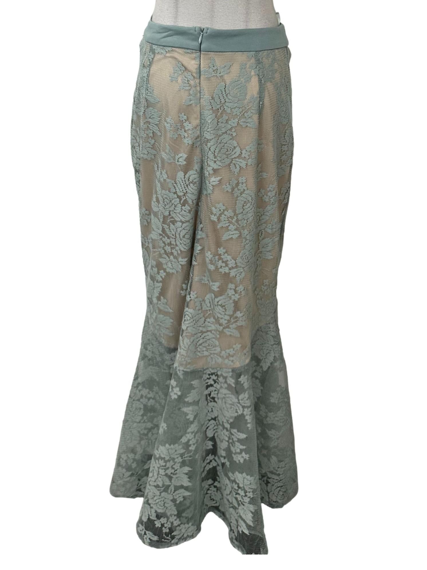 Turquoise deals fishtail skirt