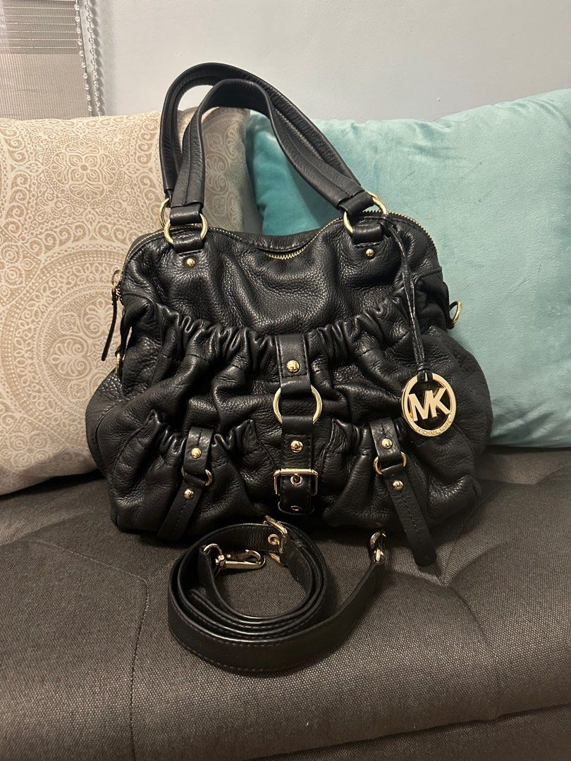 Michael kors hot sale genuine leather bag