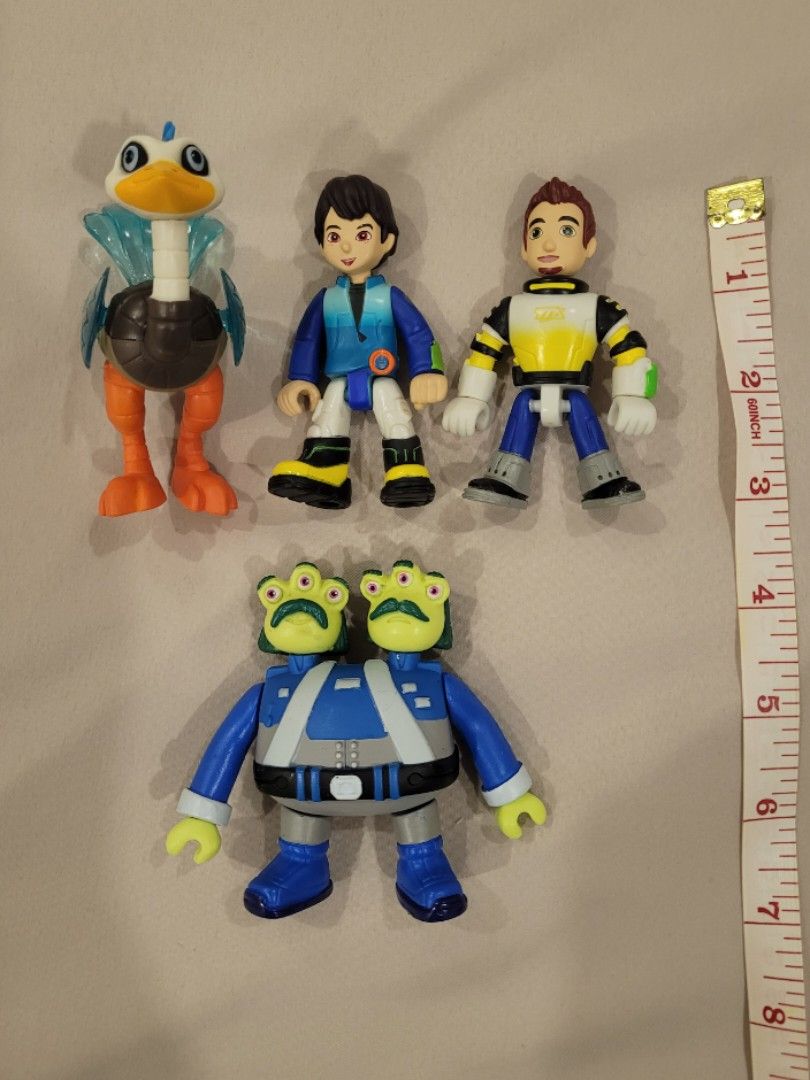 Miles from Tomorrowland Characters (Category: Babies & Kids Fashion) located in Makati City. Submitted by erica_va (Listing ID 1244140786, Image 2). Description: 4 pcs Miles from Tomorrowland Characters.