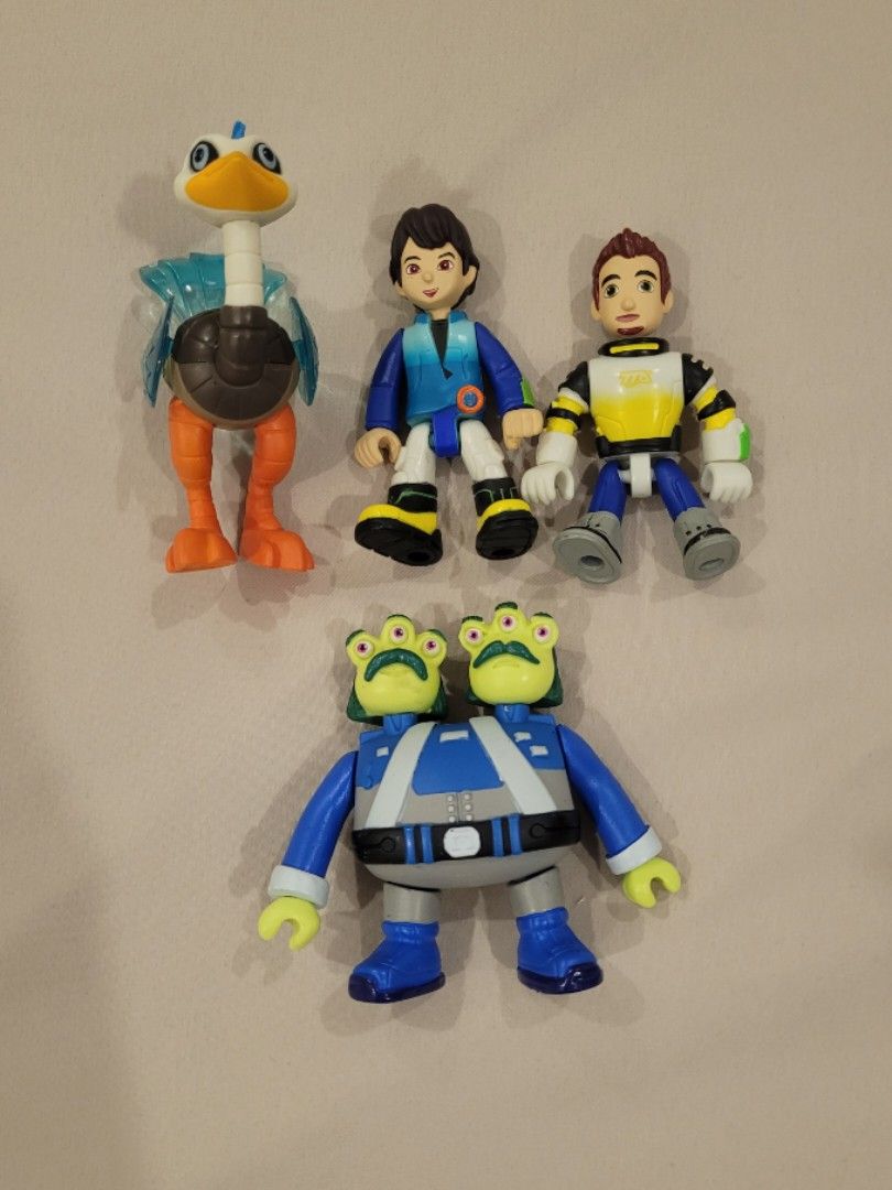 Miles from Tomorrowland Characters (Category: Babies & Kids Fashion) located in Makati City. Submitted by erica_va (Listing ID 1244140786, Image 1). Description: 4 pcs Miles from Tomorrowland Characters.