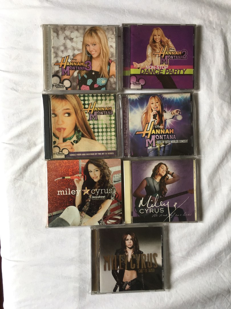 Miley Cyrus albums, Hobbies & Toys, Music & Media, CDs & DVDs on Carousell