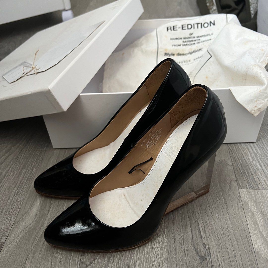 MMM x H M Margiela wedge pump heels Carousell