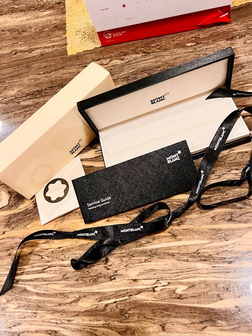 CLEARANCE Montblanc Fountain Pen casing packaging only Luxury