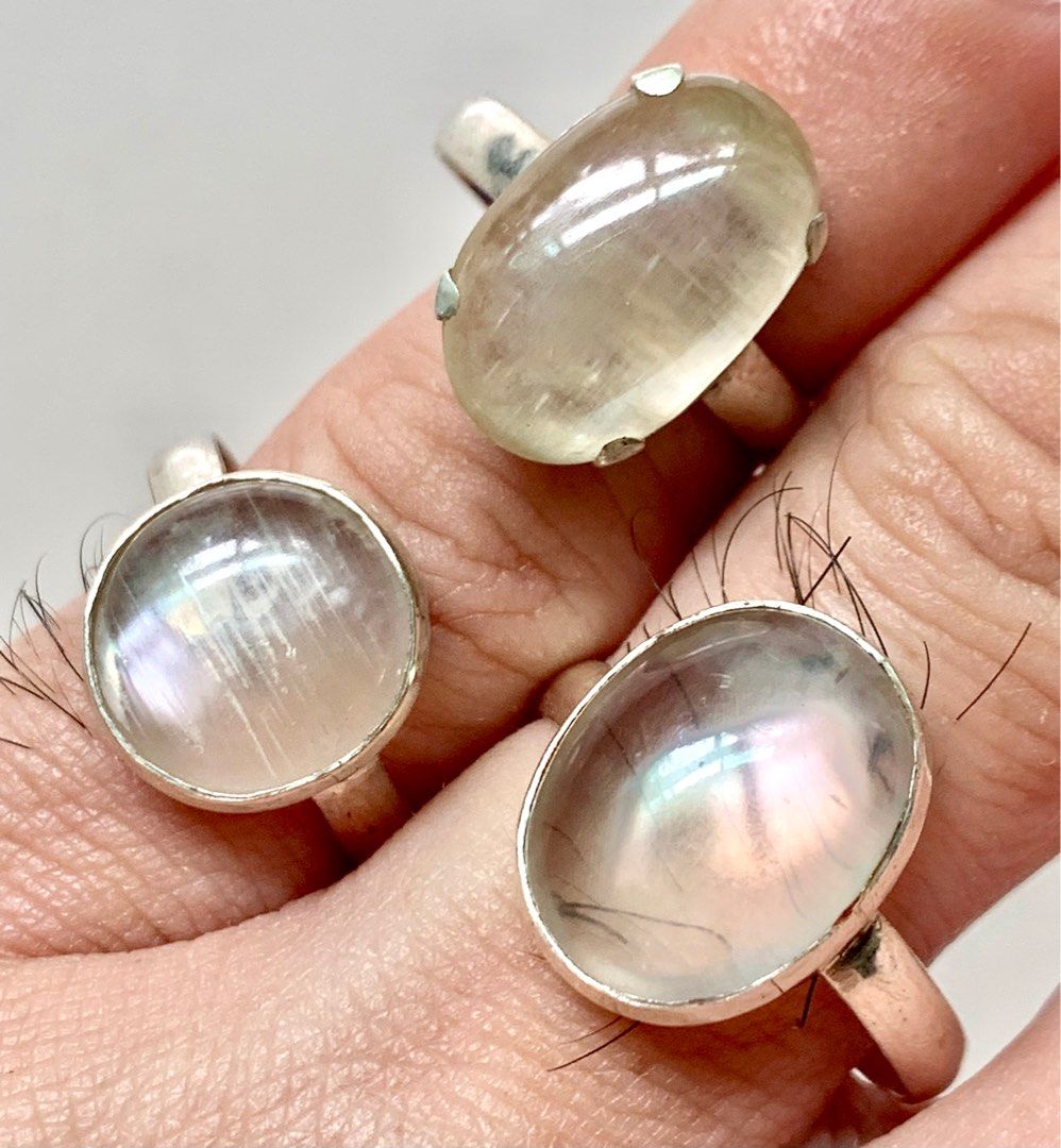 Raw on sale moonstone ring