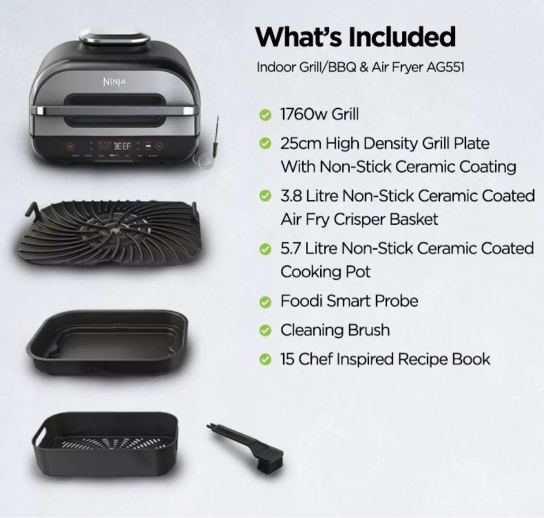 Moving Out Latest Ninja Foodi Smart Grill (Model AG551), TV & Home