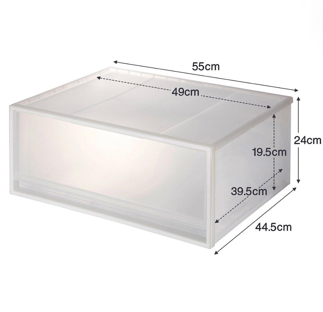 MUJI storage box Medium , Furniture & Home Living, Home Improvement