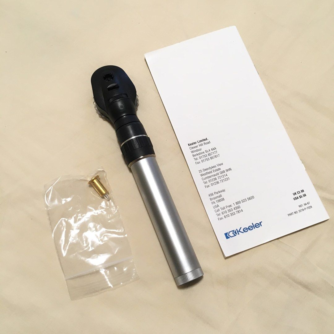 Neitz Retinoscope and Keeler Ophthalmoscope, Health & Nutrition