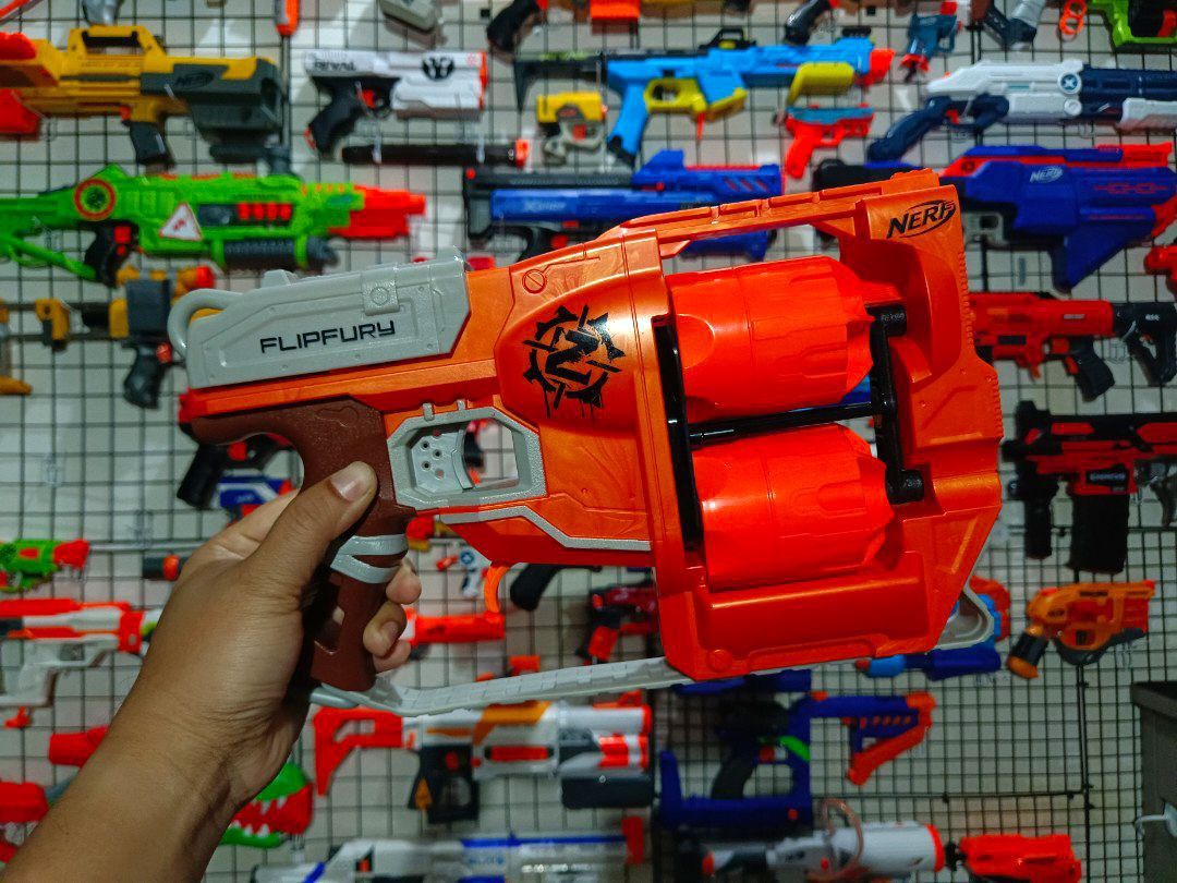 Harga nerf zombie strike flipfury top
