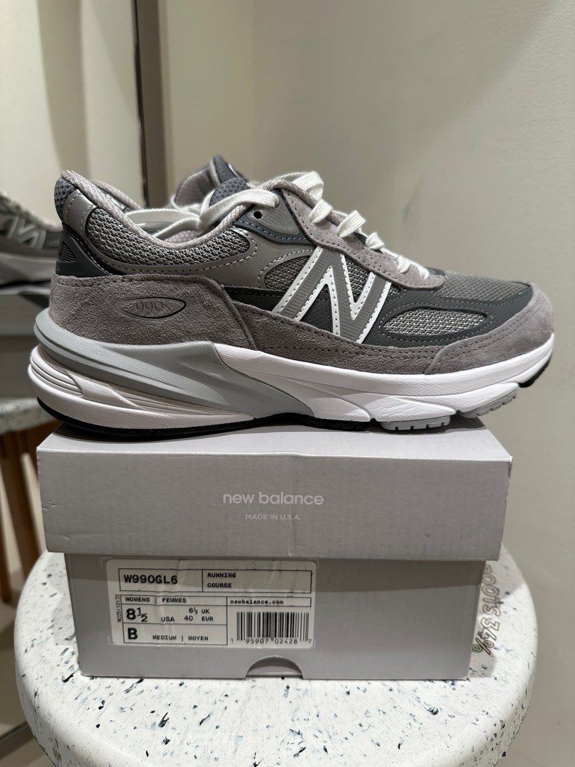 New Balance 990v6 W8.5 / M7 Grey Unisex, 男裝, 鞋, 波鞋