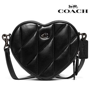 Coach Heart Women's Crossbody Bag - Black (CE652)
