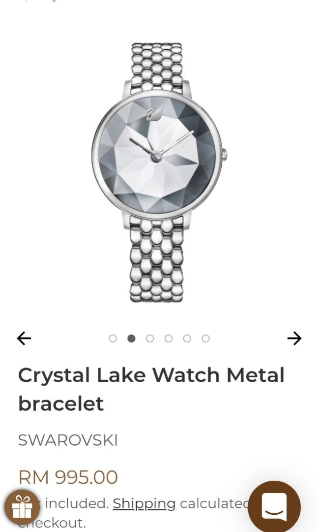 Swarovski crystal sales lake watch reviews