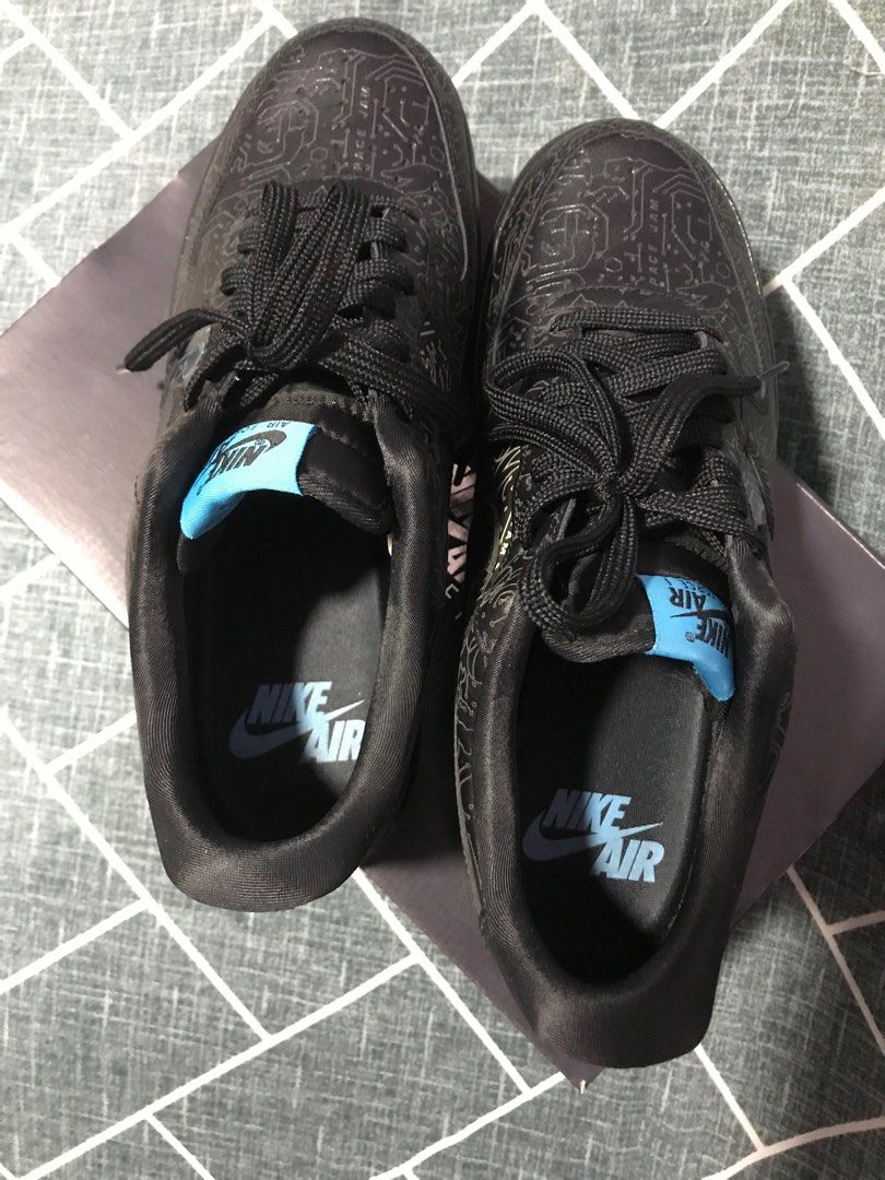 Black air hotsell forces size 6