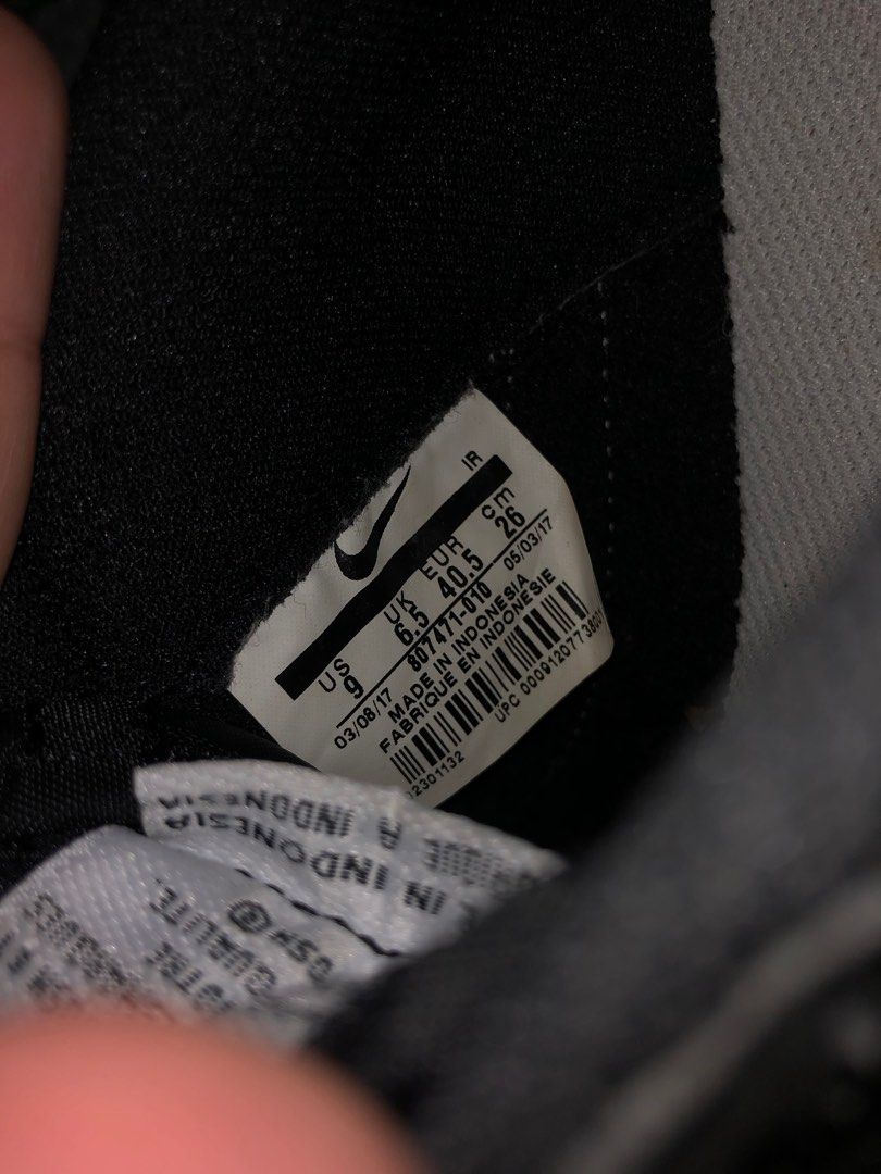 nike air cortez black