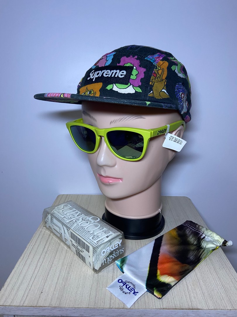 OAKLEY FROGSKINS ASPEN GREEN EMERALD IRIDIUM, Men's Fashion, Watches & Accessories, Sunglasses