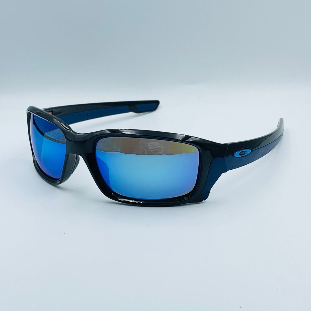 Oakley Straightlink Polished Black w Sapphire Iridium Men s