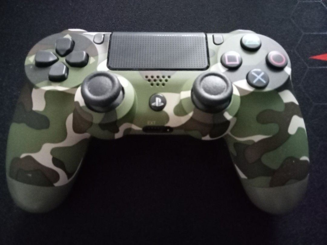 Original PlayStation 4 PS4 Controller Green Army (Gen 2), Video Gaming