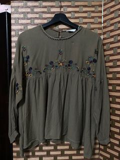 PADINI Embroidery Blouse