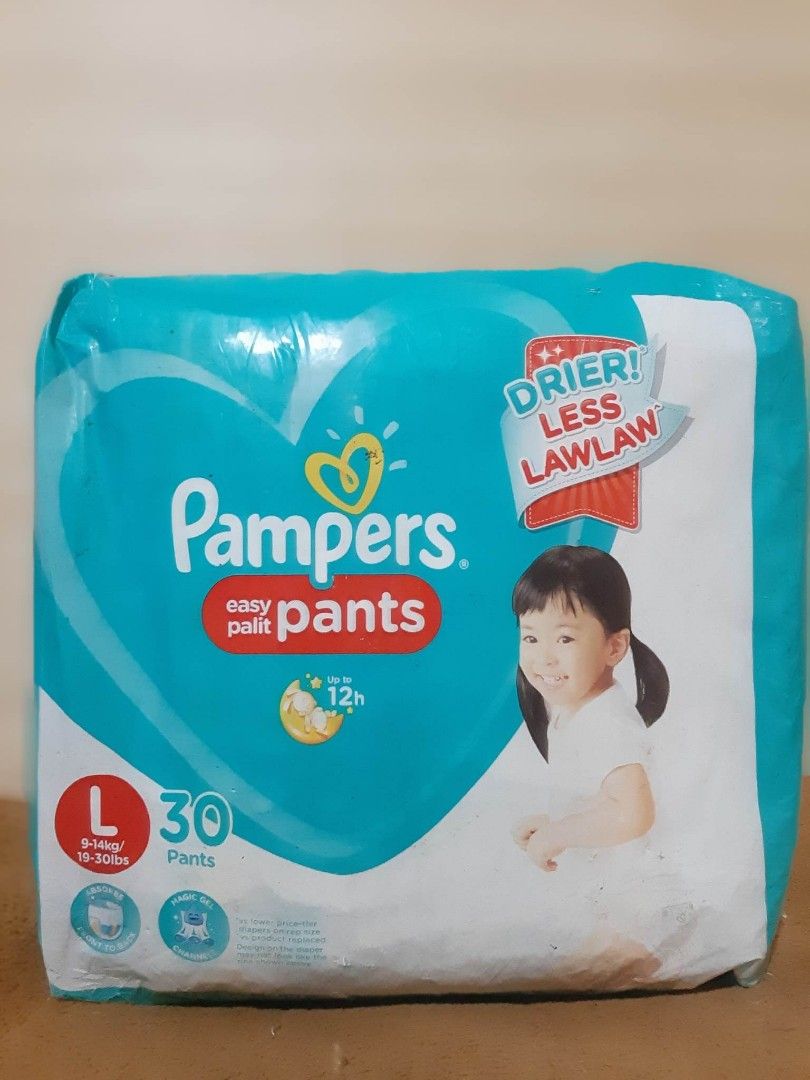 PAMPERS LARGE PANTS 30PCS. (Category: Diapers & Baby Wipes) located in Manila. Submitted by sweetieteapascua (Listing ID 1244257913, Image 1). Description: ORIGINAL PACKAGING SEALED PAMPERD LARGE PANTS 30PCS-280 PAYMENT-COD, GCASH, BANKTRANSFER https://m.me/sweetietea.pascua.
