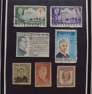 Philippines :  Manuel Luis Quezon ( President of the Commonwealth of the Phils. fr. 1935 to 1944 ) , 7 v.
