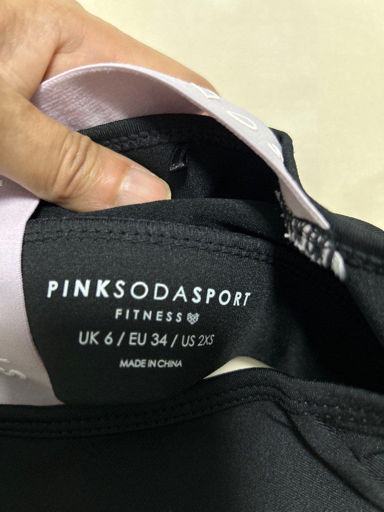 Pink soda sports bra, Women's Fashion, Activewear on Carousell