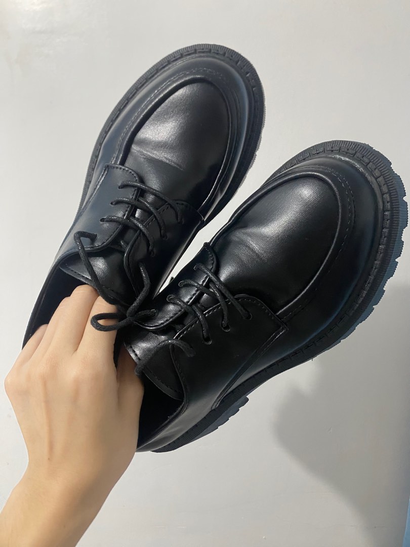 platform oxford sneakers