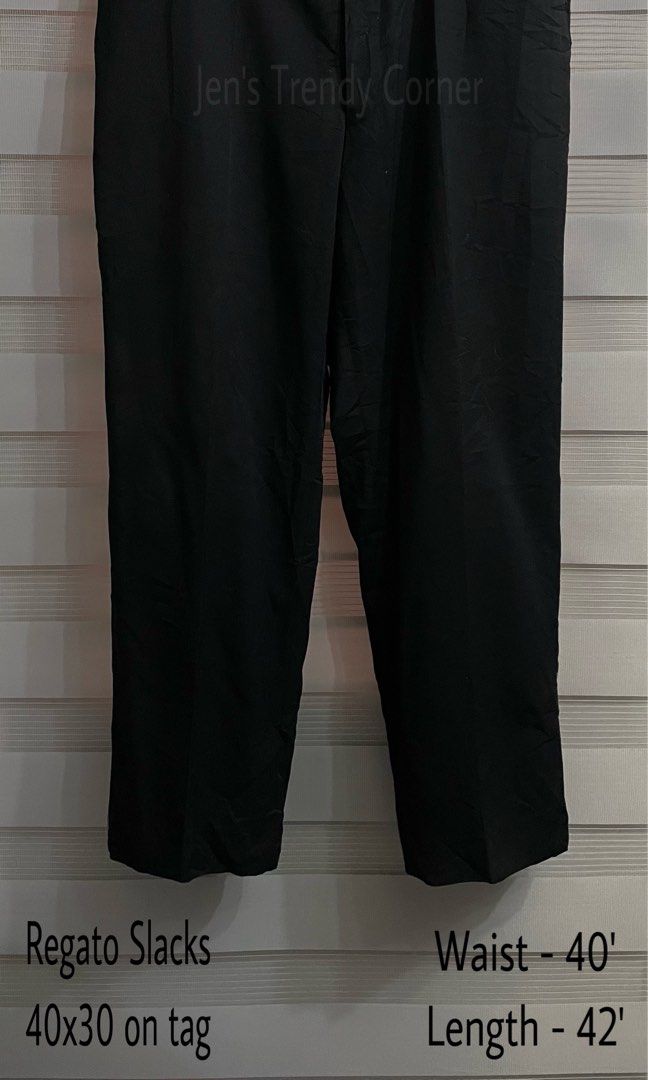 Plus size black slacks for men (Category: Trousers) located in Muntinlupa City. Submitted by PlusSizeCollections (Listing ID 1244240068, Image 1). Description: ❌ Last Price Posted ❌ ✅Plus size slacks for men 💰249 pesos only💰 ❗️Mine Now Pay Now❗️ ✅See photo for size / dimensions ✅Shipping via J&T nationwide /Shoppee ✅Mop : Gcash / Bpi ✅Loc : Muntinlupa ❌Joy Miners will be posted❌.