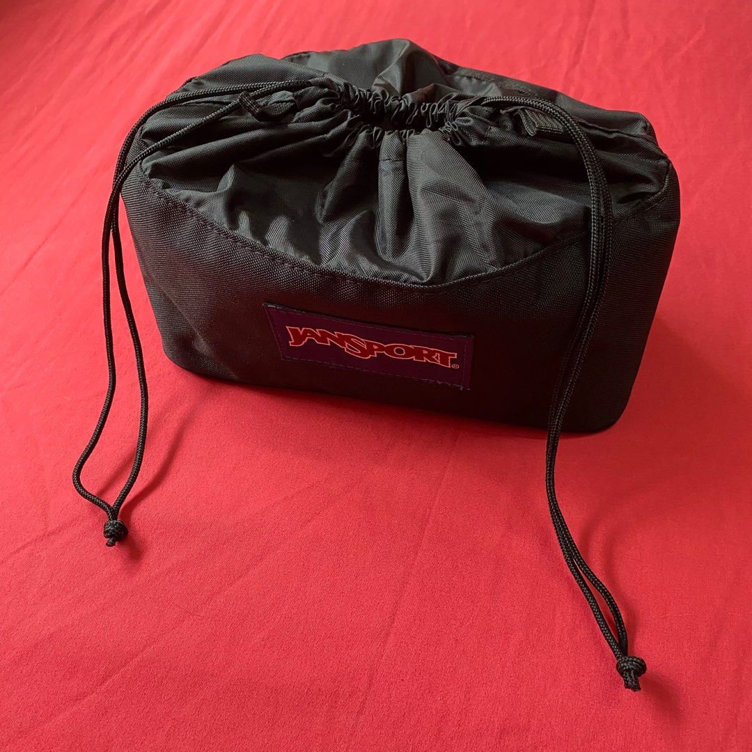 Preloved Jansport Cinch Caddy Pouch Black Men 5L on Carousell