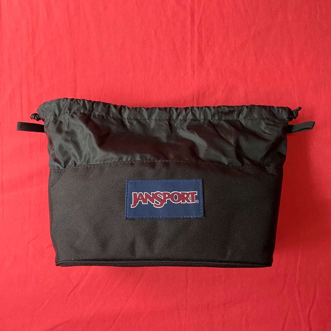 Preloved Jansport Cinch Caddy Pouch Black Men 5L on Carousell