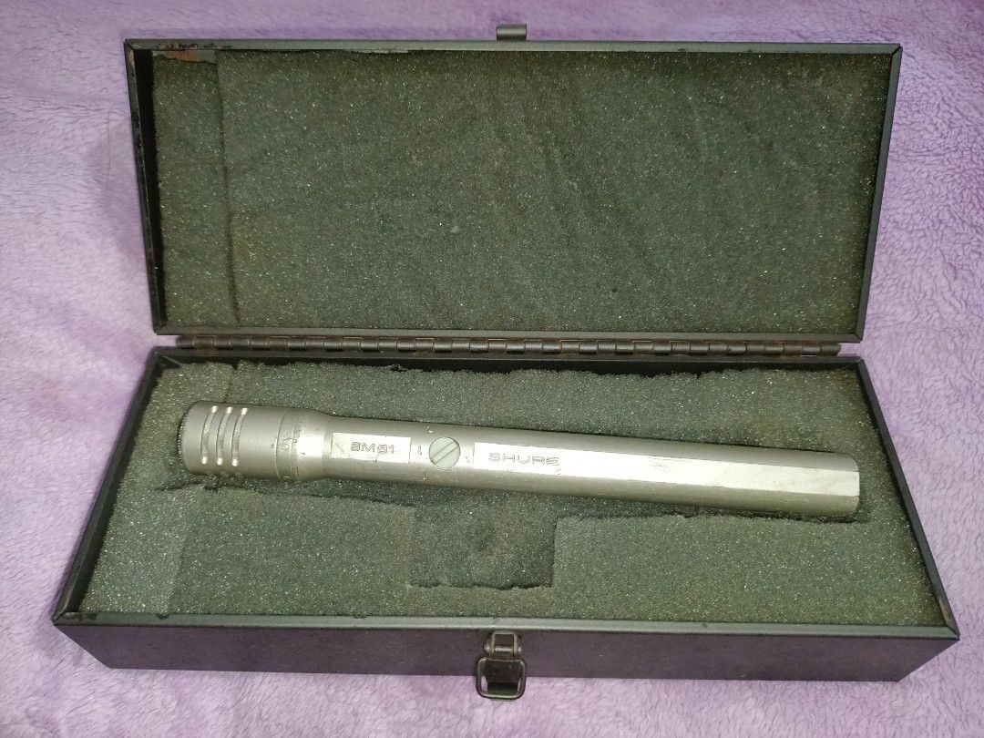 Professional Condenser Microphone SHURE SM81 Original Made in USA, The