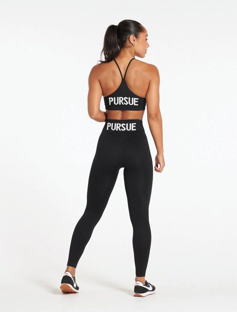 Pursue Fitness  GymSet in Black, Women's Fashion, Activewear on Carousell