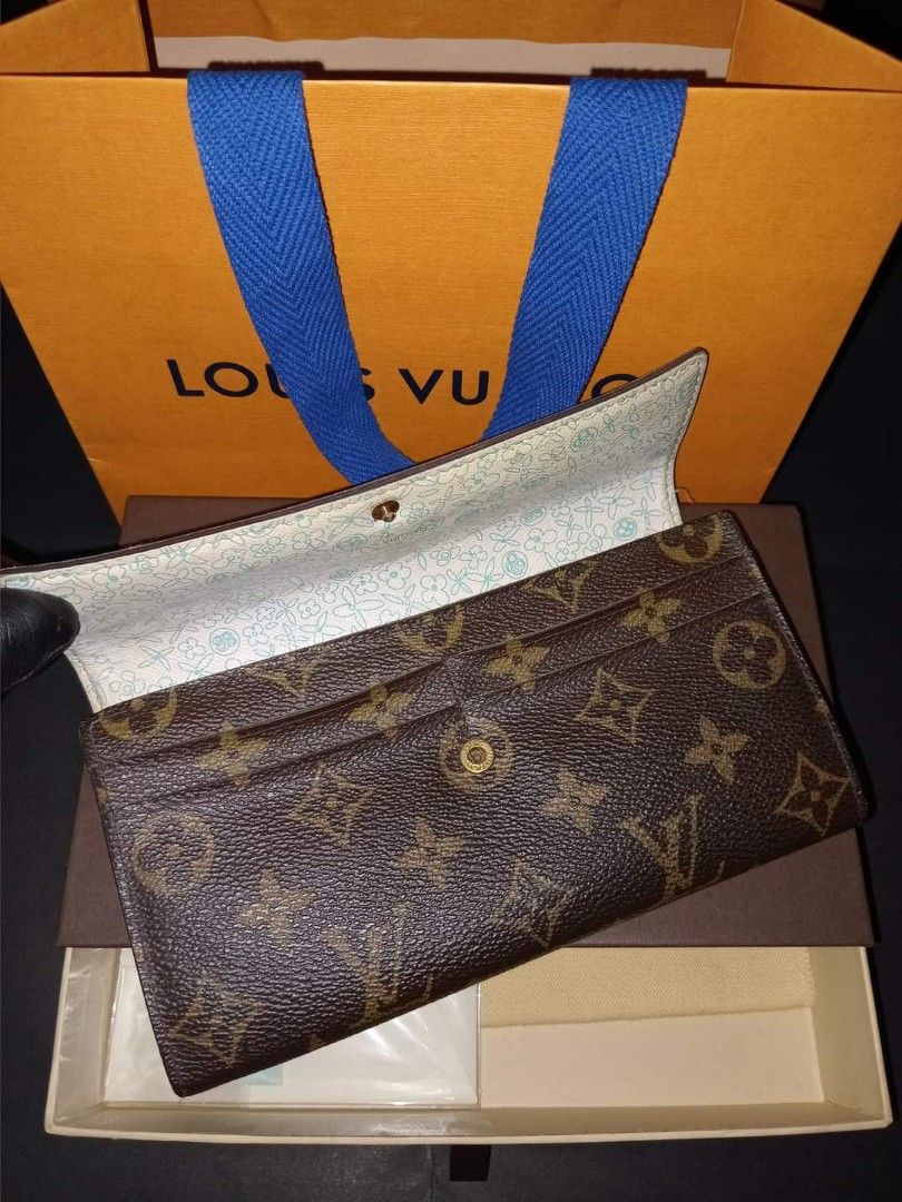 Louis Vuitton Monogram Canvas Fleuri Sarah Wallet Louis Vuitton