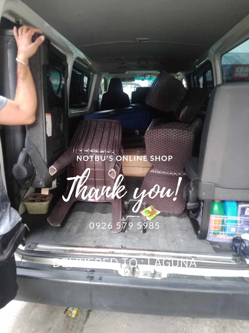 Rattan Table and chairs on hand (Category: Chairs) located in Manila. Submitted by katttt214 (Listing ID 1244258045, Image 2). Description: Rattan Table and Chairs SALE ‼️SALE ‼️ SALE ‼️ • Brand new • Plastic materials • Best- seller • indoor / outdoor use • retail/ wholesale • same day deliver cod / gcash.