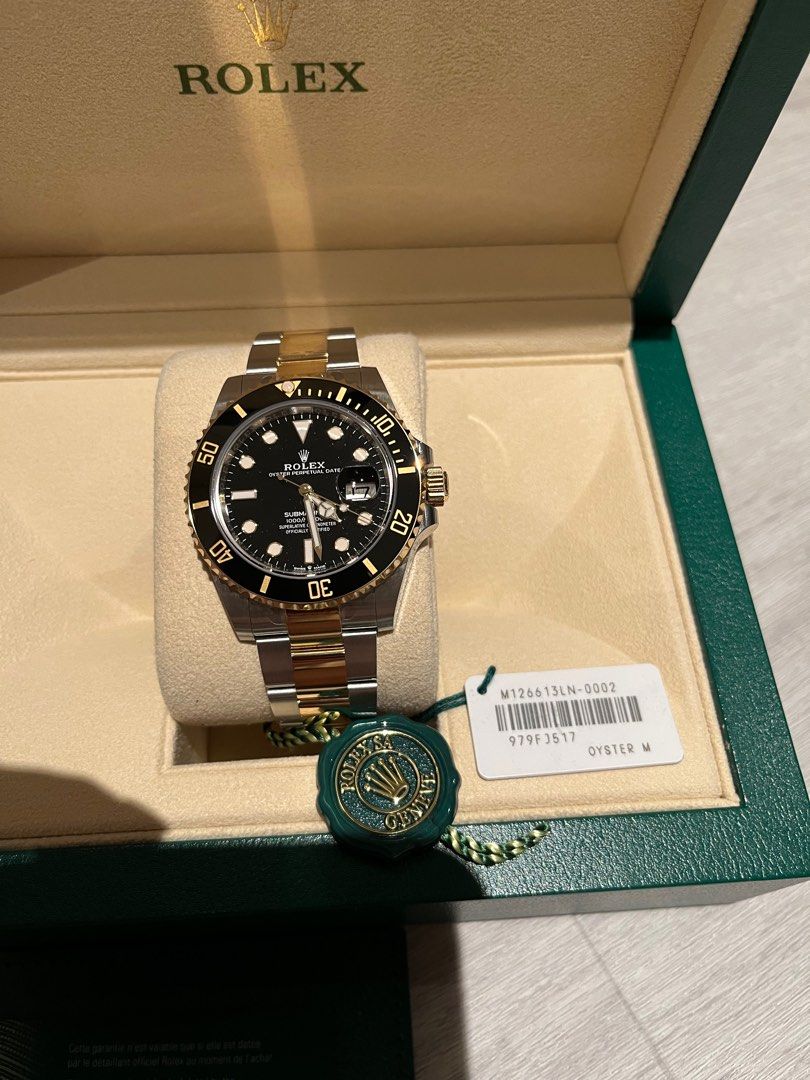 Rolex Submariner in Oystersteel and gold, m126613ln-0002