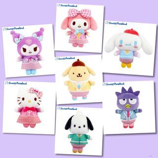 Sanrio Characters Puroland Plush (11cm) - Hello Kitty Kuromi My Melody Cinnamoroll Badtz Maru Pochacco Pompompurin